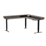 FEZIBO Triple Motor 75" L Shaped Standing Desk with 5 Drawers, Reversible Electric Standing Gaming Desk Adjustable Height, Corner Stand up Desk with FEZIBO