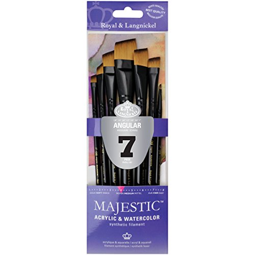 Majestic Angular Brush Set, 7/Pkg - WoodArtSupply