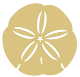 Sand Dollar Cutout Unfinished Wood Summer Decor Beach House Decor Door Hanger MDF Shaped Canvas Style 1 Diverse Woodworking