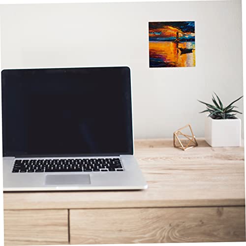 Operitacx 10pcs Blank Wooden Picture Frame Wood Plaque Pouring Panels Wooden Squares for Crafting Unfinished Square Wood Panel Kids Wooden Toys Clay Operitacx