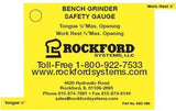 Bench Grinder Safety Gauge with Tether (1) Rockford Systems, LLC