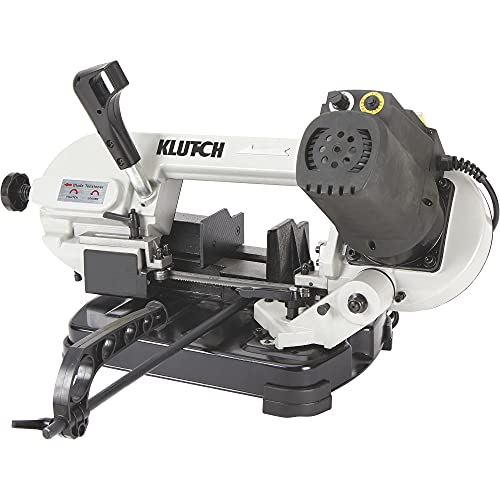 Klutch Benchtop Metal Cutting Band Saw - 5in. x 4 7/8in., 400 Watts, 110–120V - WoodArtSupply