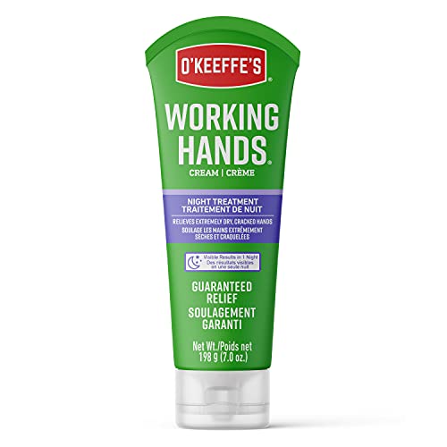 O'Keeffe's Working Hands Night Treatment Hand Cream, 7 oz Tube, (Pack of 1) O'Keeffe's