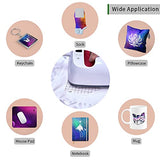 WOWOCUT Infusible Transfer Ink Sheets,10 Pack 12"X12" Aurora Heat Press Transfer Paper, Sublimation Ink Sheet for Cricut Machine, DIY WOWOCUT