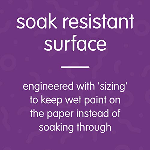Colorations Art Paper, 9" x 12" Painting & Craft Paper, Finger Paints, Watercolor, Tempera, Drawing, Art Room & Homeschool Crafts 100 sheets Colorations