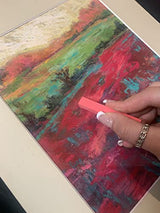 RoseArt Premium 24ct Long Soft Pastel Stick Set for Professionals - Pigment Rich, Full Size Pastel Sticks Vivid Colors RoseArt