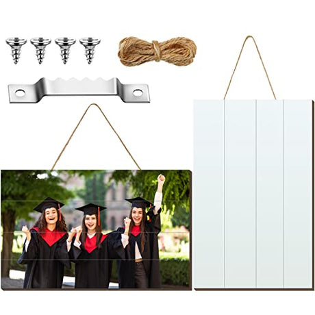 Sublimation 2023 Graduation Personalized Picture Frames Heat Transfer Wood Blanks Photo Frames Wall Mounting Photo Frame DIY Graduation Birthday Blulu