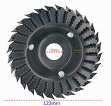 Szliyands Wood Carving disc, Grinder Wood Tungsten Carbide Grinding Wheel Grinder Shaping Disc Bore Wood Sanding Carving Tool Woodworking Angle Szliyands