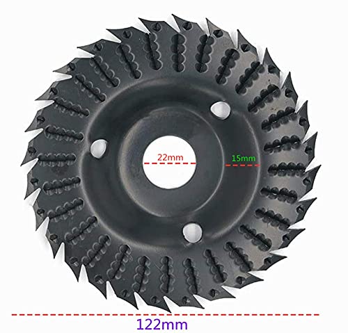 Szliyands Wood Carving disc, Grinder Wood Tungsten Carbide Grinding Wheel Grinder Shaping Disc Bore Wood Sanding Carving Tool Woodworking Angle - WoodArtSupply