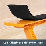 POWERTEC 71451 Deluxe Push Block for Router Tables, Band Saws & Jointers, Dual Ergonomic Handles w/Max Grip, Hand Protection for Woodworking, Safety POWERTEC