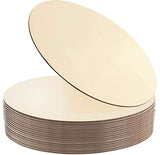 Balsa Wood Sheets 22Pcs 12 Inch Round Basswood Wood Discs for Crafts, Unfinished Wood Circles Wood Rounds Wooden Cutouts for Crafts, Door Hanger, Thiecoc
