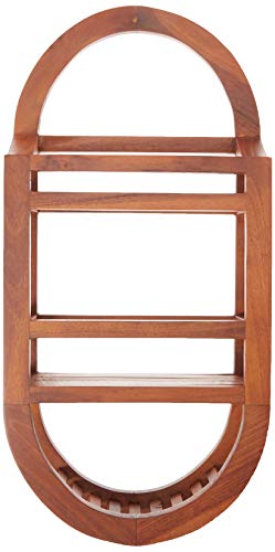 Bare Decor BARE-AX4508 Teak Shower Caddie Storage Organizer, 24" Bare Decor