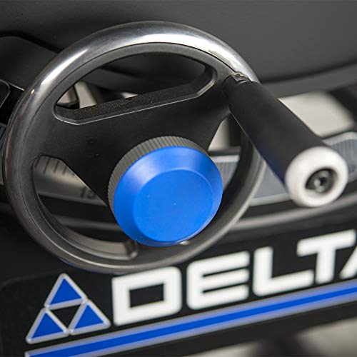 Delta 36-5052T2 Contractor Table Saw with 52" Rip Capacity and Steel Extension Wings Delta