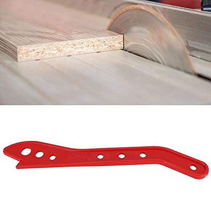 FTVOGUE Safety Red Wood Saw Push Stick Woodworking Saw Pusher for Carpentry Table Working Router 16.5 * 2.8 * 0.4in