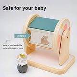 Twefex Montessori Spinning Drum, Montessori Toys for Babies 6-12 Months, Montisory Baby Toys for 1 Year Old Infant, Wooden Toys for Baby Twefex