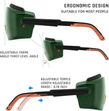 Bantida Laser Safety Glasses,IPL 200nm-2000nm Eyewear Protective Over Glasses For Laser Hair Removal,Welding Bantida