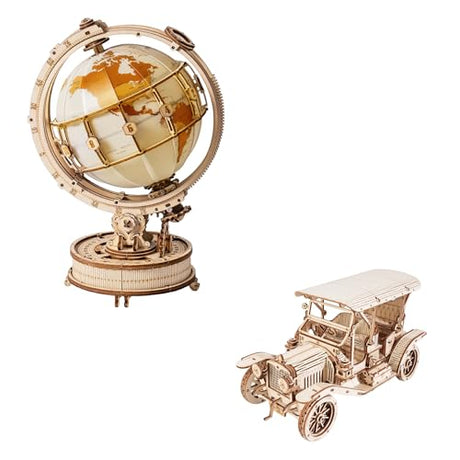 ROBOTIME ST003 & MC801 Wooden Puzzle ROBOTIME