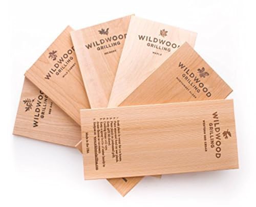 Wildwood Grilling - 5x11" 6 Grilling Plank Variety Pack Wood Fire Grilling Co.