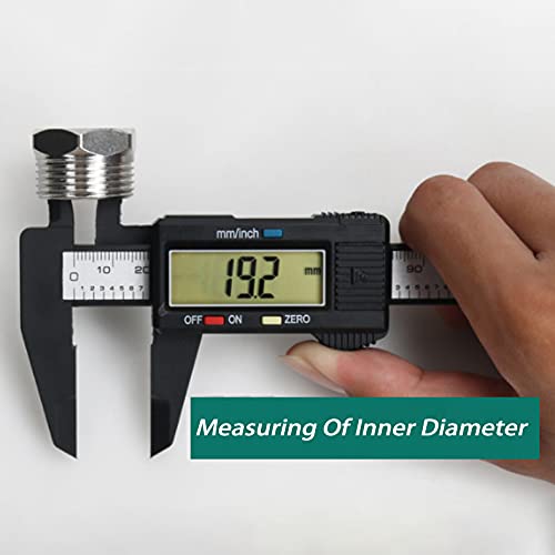 Digital Calipers,Electronic Digital Calipers,YKLSXKC LCD Screen displays 0-6"Caliper Measuring Tool,inch and Millimeter Conversion, Suitable for YKLSXKC