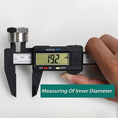 Digital Calipers,Electronic Digital Calipers,YKLSXKC LCD Screen displays 0-6"Caliper Measuring Tool,inch and Millimeter Conversion, Suitable for - WoodArtSupply