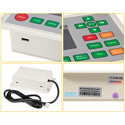 Cloudray Ruida 6442S Panel for 6442S 6442G Controller CO2 Laser Engraver and Cutting Machine Cloudray