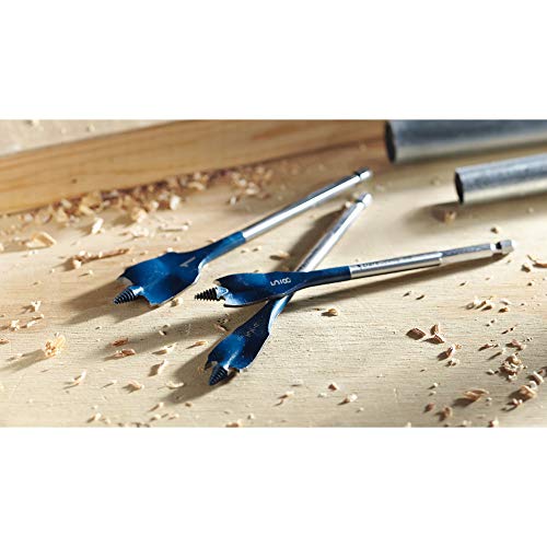 BOSCH DSB5012 12-Piece Assorted Set Daredevil Spade Bits, 1/4 In. Hex Shank Ideal for Fast Drilling Applications in Wood - WoodArtSupply