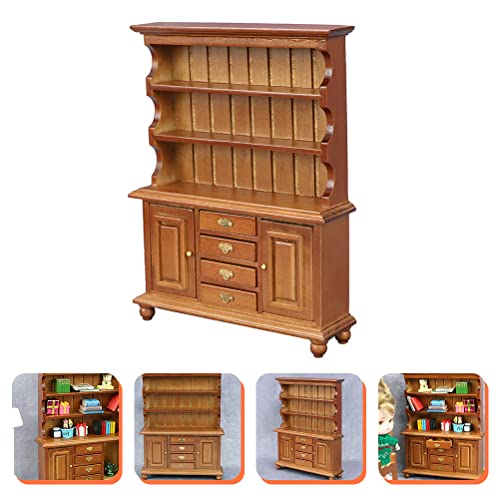 Cabilock Old Cabinet Model Wooden Furniture Mini Furniture Model Toy Japanese Decor Home Goods Home Decor Miniture Decoration Wood Decor Wood Cabilock