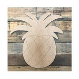 Pineapple Beach Fruit Wood Craft,Unfinished Wooden Cutout Art,DIY Wood Sign, Inspirational Farmhouse Wall Plaque,Rustic Home Decor for Bedroom Living Arupkeer