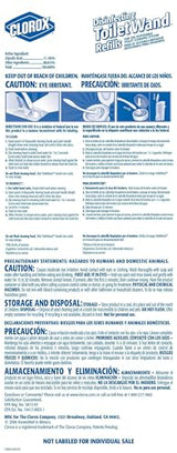 Clorox ToiletWand Disinfecting Refills, Disposable Wand Heads - 30 Count (Package May Vary) Clorox