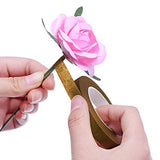 Floral Arrangement Tool Kit, Woohome Floral Kit with 2 Style Floral Tapes, 26 Gauge Stem Wire, Brown Cable Tie and Bamboo Stick for Floral Design Woohome