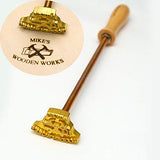 Personalised Brass Wood Branding Iron Stamp - Custom Leather Marking Tool Generic