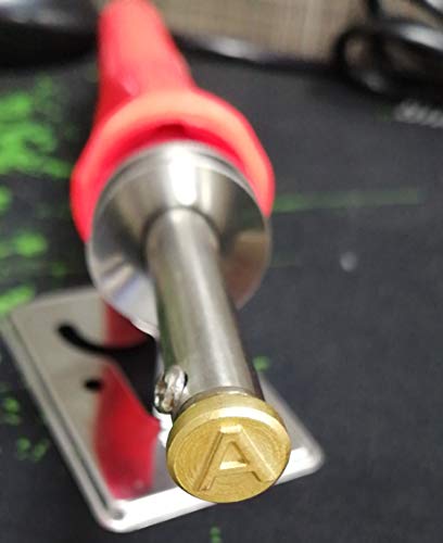 Wood Burning Tips Letters Uppercase Alphabet Branding and Personalization Set for Wood and Other Surfaces by Wooden Letters (Include 26 Letters +2 Ryoma