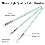 HIMI Gouache Paint Set, 24 Colors x 30ml/1oz with 3 Brushes & a Palette, Unique Jelly Cup Design, Non-Toxic, Guache for Canvas Watercolor Paper - ABEIER