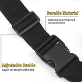 LOTKEY Tool Belt, 13 Pockets Tool Belts for Men Including Steel Hammer Loops Measuring Tape Holder Tool Pouch Adjustable Up to 41" for Woodworker, LOTKEY