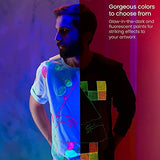 ARTEZA 3D Fabric Paint, Permanent Paint in 1 fl oz Fine-Tip Bottles, Art Supplies for Decorating T-Shirts, Ceramics, Textiles, and Glass Metallic, 1 ARTEZA