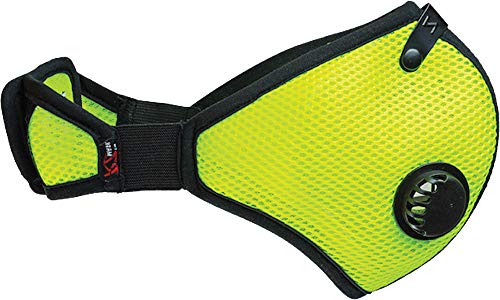 RZ Mask M2 Mesh Air Filtration Face Protection Dust Mask with 99.9% Effective Carbon Filters for Woodworking, Construction, Large,1 pack Safety Green - WoodArtSupply