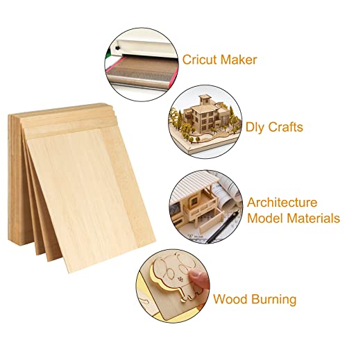 25 Pack Basswood Sheets for Crafts - 4 x 4 x 1/12 Inch - 2mm Thick Plywood Sheets Unfinished Squares Bass Wood Boards for Laser Cutting, Wood - WoodArtSupply