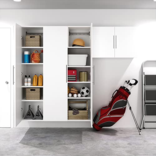 Prepac HangUps Upper Storage Cabinet - Elegant and Spacious Wall Cabinets to Maximize Your Storage, 36" Size, Classic White Finish