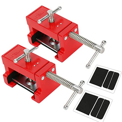 Cabinet Clamps, Cabinet Installation Clamps Cabinetry Clamps Cabinet Face Frame Clamps Cabinet Tools with Two Side Screws and Alignment Plate, 2