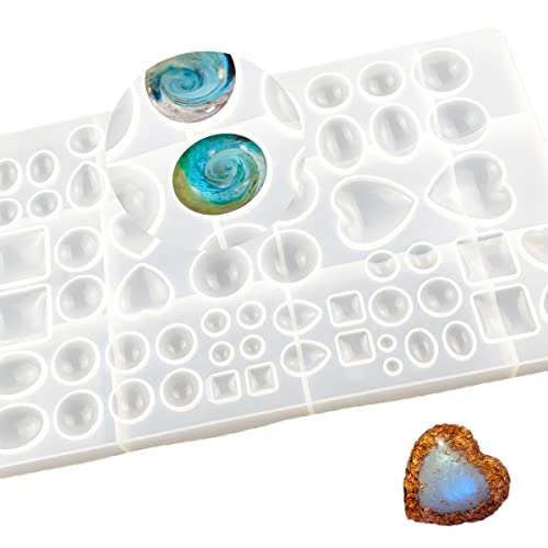 Silicone Resin Jewelry Casting Mold, Resin Jewelry Molds, for DIY Artcraft Project, Crafting, Gift Pendant, Pendant Earrings Making, Large Tenalleys