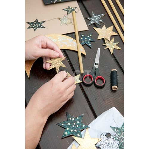 ILOT Wooden Dowel Rods 5/16 x 24 Inch Round Unfinished Hardwood Craft Sticks for DIY Lollipops Cake Support, 50 Pieces ILOT