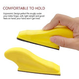 Mini Sander for Small Projects Plus One Roll of 600 Grit Hook and Loop Sandpaper (1''x20'), Micro Sander Sanding Tool Kit for Detail Sanding, DIY YGFRSTO