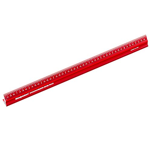 Woodpeckers Woodworkers Edge Rule, 12 Inch Ruler Only, Precision Woodworking Tools - WoodArtSupply