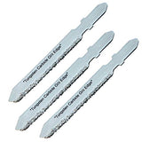 Cement Board Jigsaw Blades Set 3 T Shank Carbide Jigsaw Blades Cement Board Jigsaw Blades for Plexiglass Lexan Hardie Board Siding Plaster Drywall The Amazing Tile And Glass Cutter