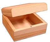 Creative Hobbies® Mini Wood Craft Box 3.5 Inch, Unfinished, Hinged Lid and Magnetic Closure Creative Hobbies
