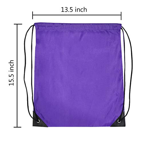 Drawstring Bags Bulk Gym String Bag Cinch Backpacks 20 Colors - WoodArtSupply