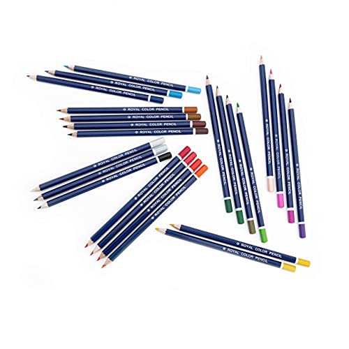 Royal & Langnickel Essentials Color Pencil Set, 24/pkg Royal & Langnickel