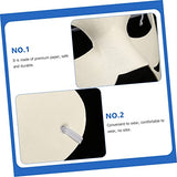 NOLITOY 50 Pcs Diy Hand Painted Mask Therian Mask Cosplay Blank Mask Kids Unfinished Masks Paintable Half Masks Blank Masks to Decorate Party Masks NOLITOY