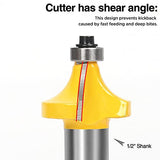 TOOLDO Router Bits 12 Pcs Set, 12 Pieces 1/2" Shank, Beginner Router Bit Kit for DIY, Woodworking Project, High Grade TOOLDO