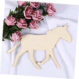 TEHAUX Unfinished Wood Cutouts Unfinished Wood Ornaments Wooden Chips Crafts Sawdust Wood Carving Puzzle Bamboo Decorative Items TEHAUX